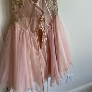 Beautiful strapless corset dress